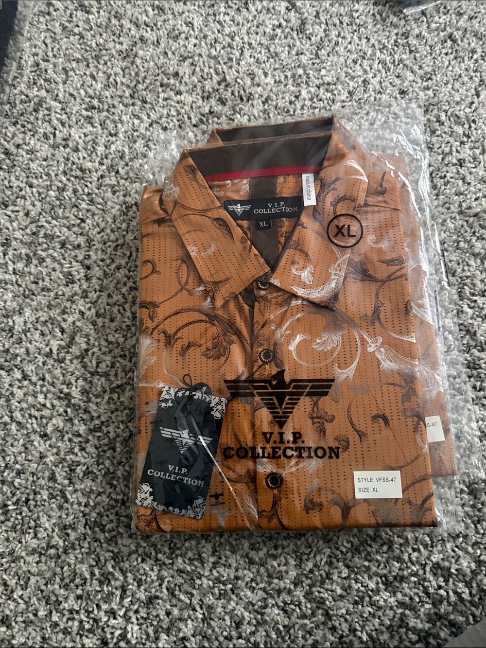 Gold Shirt silver